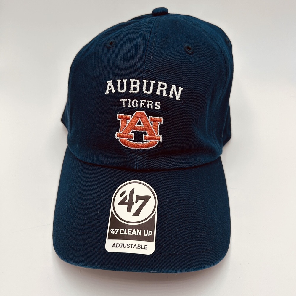 Original Auburn Tigers Blue Adjustable Hat Cap '47 Brand Clean Up